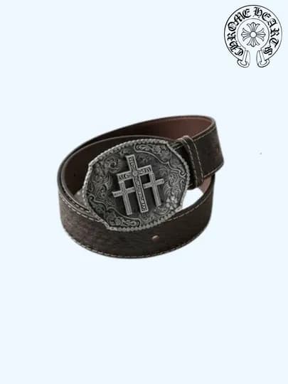 Luxury Gothic ремень Y2K резной дизайн металлические детали — 1601-BELTS-ТЕМНКОР