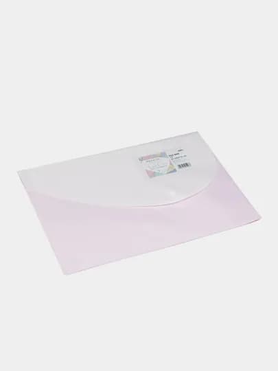 Папка с кнопкой 2отд. ClearBag 5506 Deli — DELISTO-P1124B0-КОНФЕТН