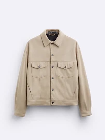 Zara вельветовый бомбер — TTSTORE-IN7-БЕЖЕВ-L