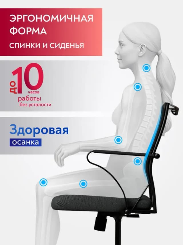 Кресло компьютерное ErgoLife Sit Air 24 7 M4-280K (M09.B02)
