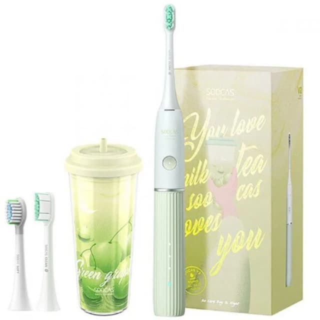 Умная электрическая зубная щетка Soocas Sonic Electric Toothbrush V2 (зеленый)