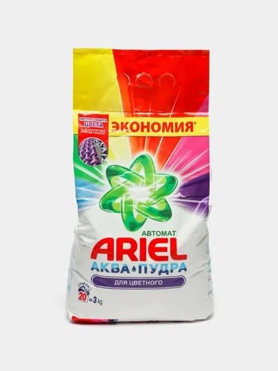 Ariel cтиральный порошок 3 кг, автомат, для белого и цветного белья