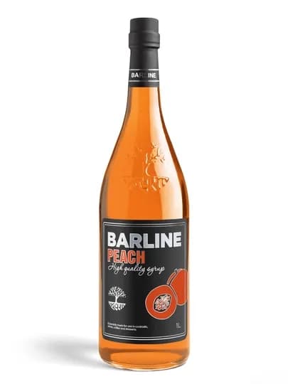 Barline Peach сироп персик для кофе, коктейлей и десертов, 1 л