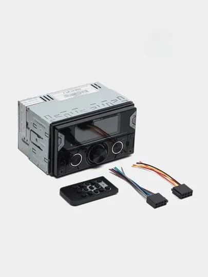 Автомагнитола Pioneer, NOVA 1DIN/2DIN — Bluetooth, USB, AUX, FM Radio, с пультом ДУ — DRIVE77-PIONEER-ЧЕРНСТЕ
