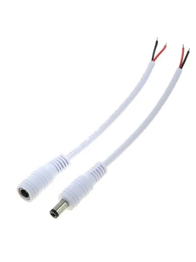 Хвостик кабель для лампочки и LED ленты, DC разъём питания — 2107070-XVOSTIKLAMPOCHKA