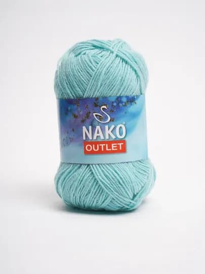 Пряжя Nako Outlet - плотная вязка,100% акрил, 250 м, 50 г (+- 5 г, 10%+-),в упаковке 1 шт — PRYAJA1-NAKOQALIN-БИРЮЗ