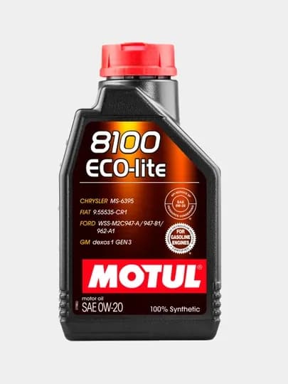 Моторное масло Motul 8100 ECO-Lite 0w20, 4 л V