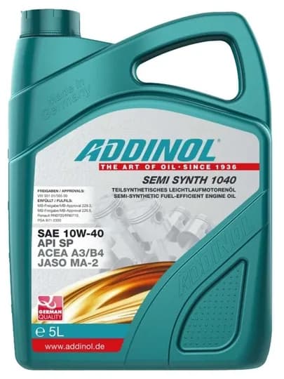 Моторное масло Addinol Semi Synth 1040 10W-40, 5 литр — UNIAVTO-ADDINOLSEMISYNTH10W405L