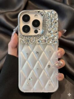 Чехол для iPhone 13, 14, 15, 16, 17 Pro, Pro Max, Mini, Plus, для женщин, изящный дизайн. — AQIDA98-IPHONE-СЕРЫЙ-15prmx