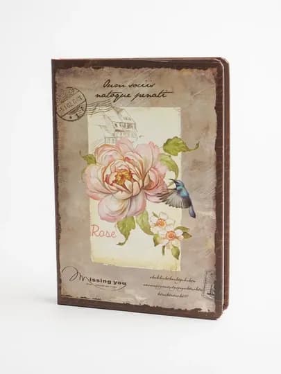 Блокнот в стилях Retro, Travel, Flowers, Love, Nature — NANOART-25ARK-МОЛОЧ