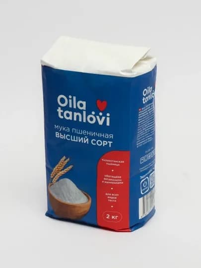 Мука пшеничная Oila Tanlovi, высший сорт, 2 кг