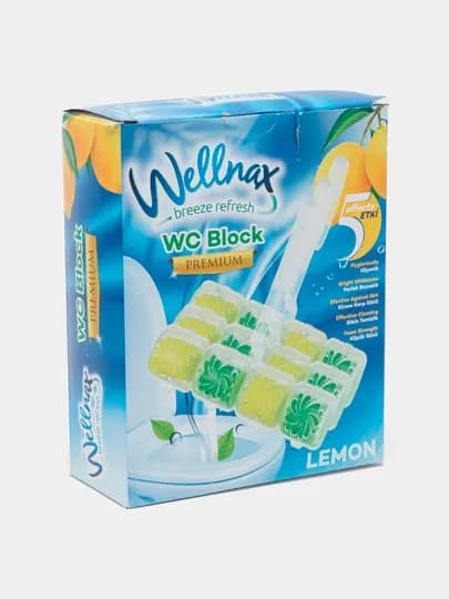 Подвесной туалетный блок Wellnax, Лимон, 3*50 г, X24 — AEROSTA-P196EDE