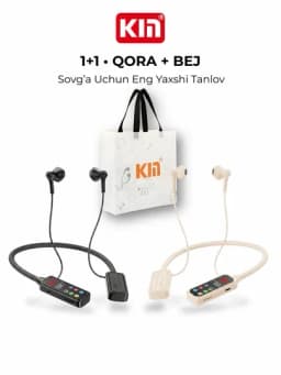 Беспроводные наушники KIN KL100 Bluetooth 1100 mAh ENC с микрофоном — KIN-KL100A-ЧЕРНСТЕ