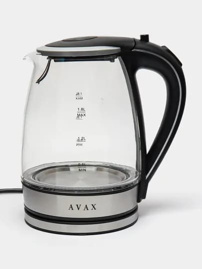 Электрический чайник, с внутренней подсветкой Avax RF-KT221, 1.8 литр