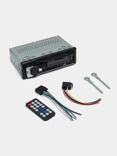 Автомагнитола, универсальный мафон, имеет bluetooth, флешку, aux, хороший звук до 63