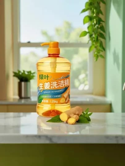 Greenleaf жидкость для мытья посуды с имбирём, 1.25 кг