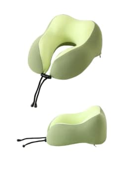 Ортопедическая подушка для шеи в дорогу, LaNuit, с эффектом памяти Memory Foam — LANUID-UCHOQYOSTIQCHASI-САЛАТ