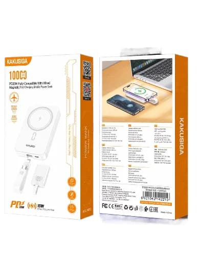 Внешний аккумулятор Kakusiga KSC-1092 10000mah, белый