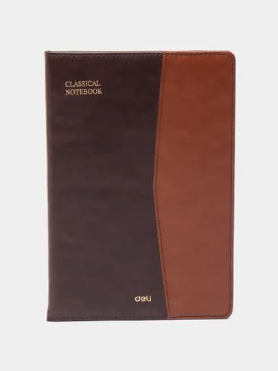 Ежедневник Deli N134G, коричневый, A5, 96 листов, 80 г/м²