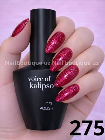 Voice of Calipso Gel Polish профессиональный гель-лак с глубоким цветом и стойким блеском — UZNAIL-КАЛИПСО4-МАРСАЛ
