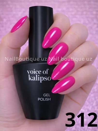 Voice of Calipso Gel Polish профессиональный гель-лак с глубоким цветом и стойким блеском — UZNAIL-КАЛИПСО4-ПУДР