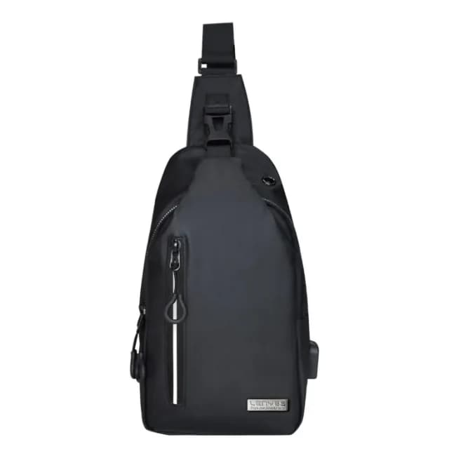 LENYES Tatum Crossbody Bag LB525 qora yelkali sumkasi