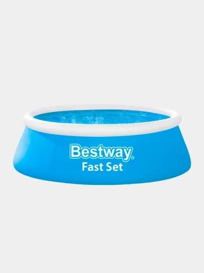Надувной бассейн Bestway Fast Set, 940-5377 л, для детей и взрослых — BESWUZB-SETSFIL-СИНИЙ