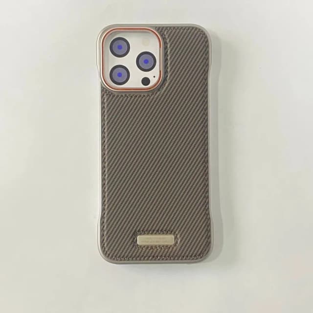 iPhone 16 Pro Max uchun Carbon Ch1134 MagSafe jigarrang g'ilofi