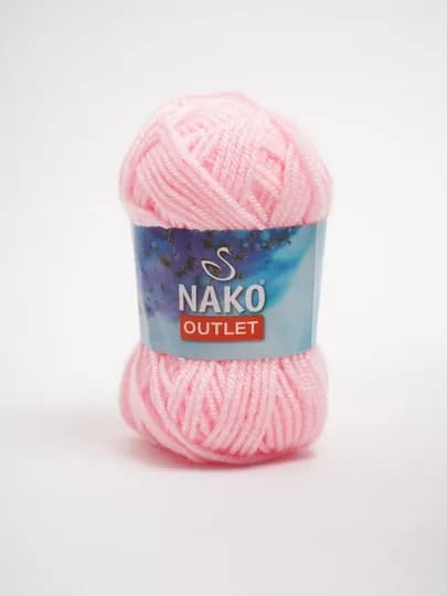 Пряжя Nako Outlet - плотная вязка,100% акрил, 250 м, 50 г (+- 5 г, 10%+-),в упаковке 1 шт — PRYAJA1-NAKOQALIN-РОЗОВ