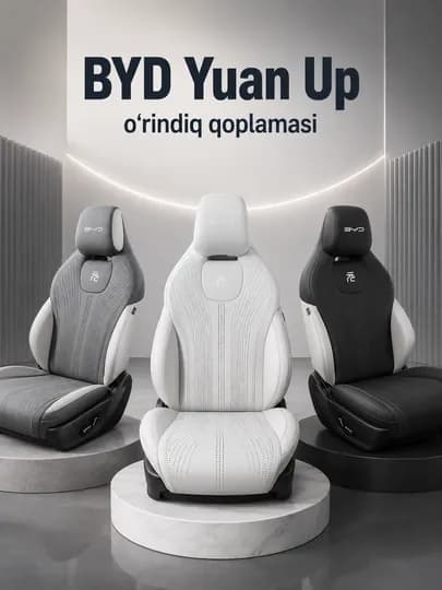 Чехлы на сиденья BYD Yuan Up — MAXLAND-YUANCHEXOL-ЧЕРН