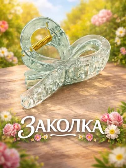 Заколка для волос, зажим-крабик для девочек, заколка неломающаяся, прочная и надежная — MEHIRLI-SINMAYDIGANKRABIK-БИРЮЗ