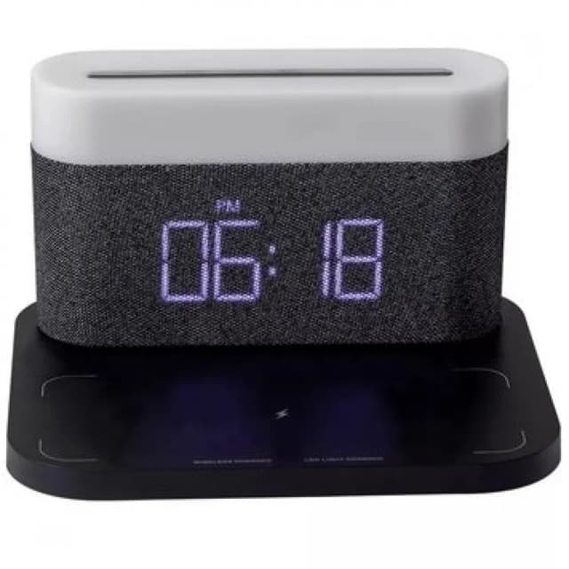 Ночник с беспроводной зарядкой и будильником Xiaomi VFZ Led Lamp Wireless Charger Black (C-WCLL-C02)