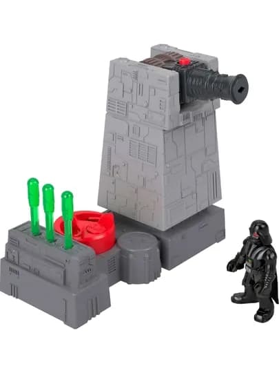 Игрушечная пушка Star Wars Death Star с металлической фигуркой Дарта Вейдера Fisher-Price — EXTAM-VEYDER1