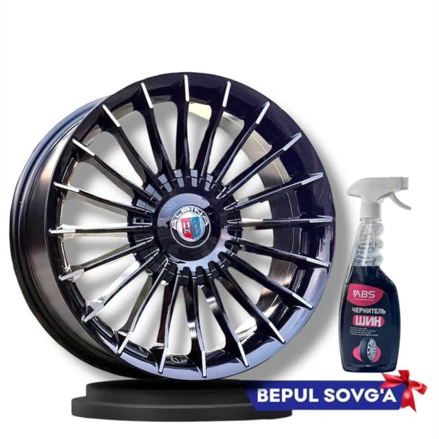 Диск ALPINA AW099 R15x114 (Nexia R3, Сobalt, Spark, Lacetti), черный