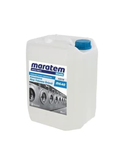M640 Maratem Высокоэффективный концентрированный детергент для основной стирки , 20 литр