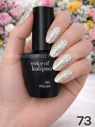 Voice of Calipso Gel Polish —профессиональный гель-лак с глубоким цветом и стойким блеском — UZNAIL-КАЛИПСО2-БЕЛЫЙ