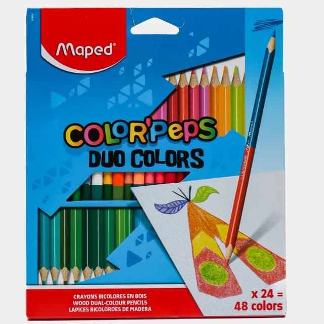 Maped "COLOR'PEPS Duo Colors" 48 ta rangli qalamlar