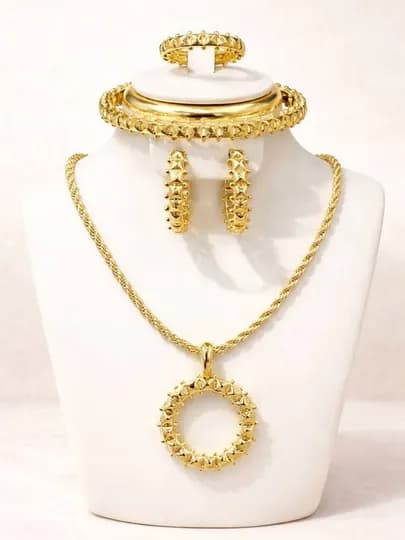 Комплект украшений, серьги, кольцо, браслет, цепочка, Messika Bvlgari, Vancleef — CARTEIR-XTOY-БАГРОВ-XTOY7