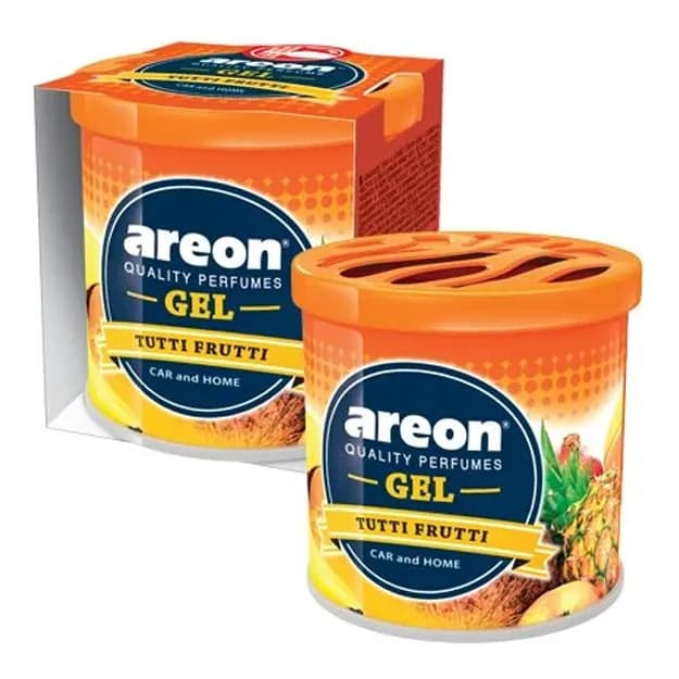 Автомобильный очиститель воздуха Areon gel can Tutti Frutti