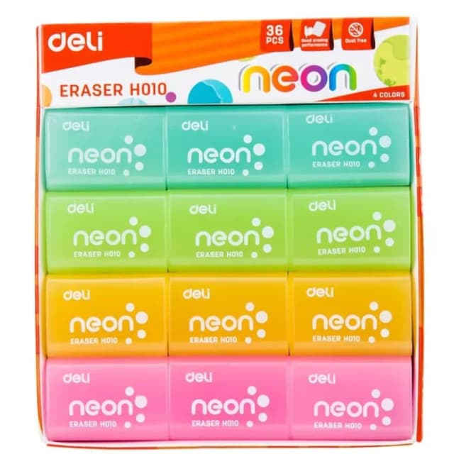 "Deli neon" qalam o'chirg'ichi (dona) H010