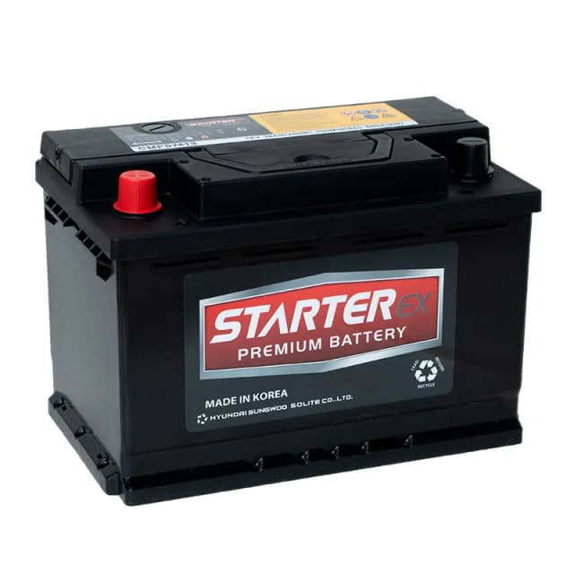 Аккумулятор Starter CMF 57412(74Ah) , черный