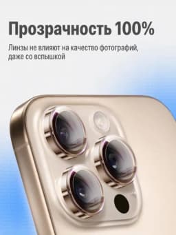 Защитное стекло на камеру Apple iPhone 11/12/13/14/15/16/17 Pro/Pro Max — 1SONLIK-ZASHITA-ЗОЛОТ-12