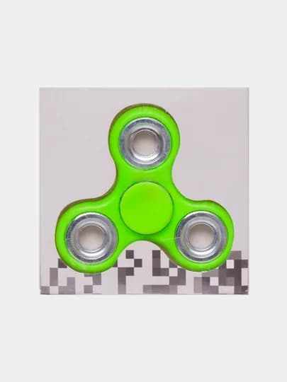 Спиннер-антистресс металлический, бесшумный — JIYTOYS-SPINNERCLASSIC-ЗЕЛЕН