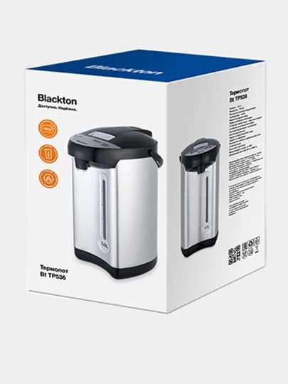Термопот электрический Blackton Bt TP536, 5 л, мощность 750 Вт, чайник термопот для кухни