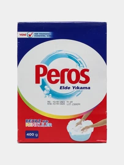 Порошок для ручной стирки Peros, универсальный, 400 г