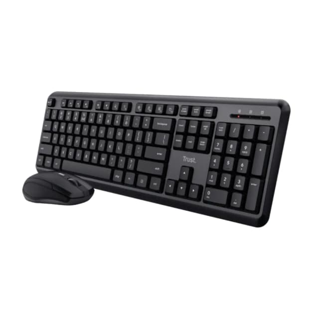Комплект беспроводной клавиатуры и мыши Trust Combo Ody WL RU Black