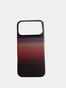 Чехол Carbon для iPhone 12-17 Pro, Pro Max, прочный защитный чехол — CHALENG-KARBON-АЛЫЙ-17P m k
