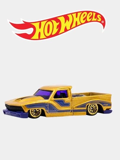 HOT WHEELS машинка, 7 см — вариант для подарка и коллекции — MARFAS-HOTWHEEL1-ГОРЧИЧ