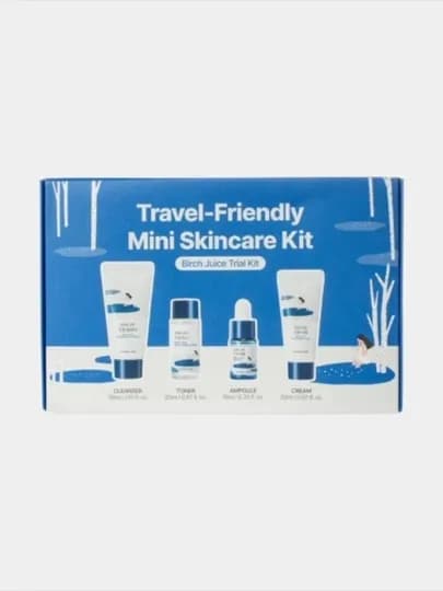Набор для ухода за кожей Round lab Travel-Friendly mini Skincare kit — DIYORA2-ROUNDLAB-СИНИЙ