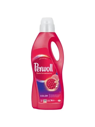 PERWOLL Гель для стирки восстановление Color, 2л